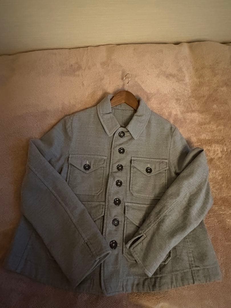 45r ウールサージ アニージャケット　グレー　サイズ2