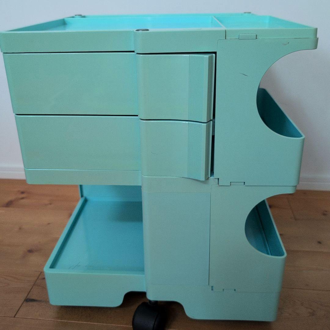 Joe Colombo B-LINE ビーライン ボビーワゴン2段　水色変色あり