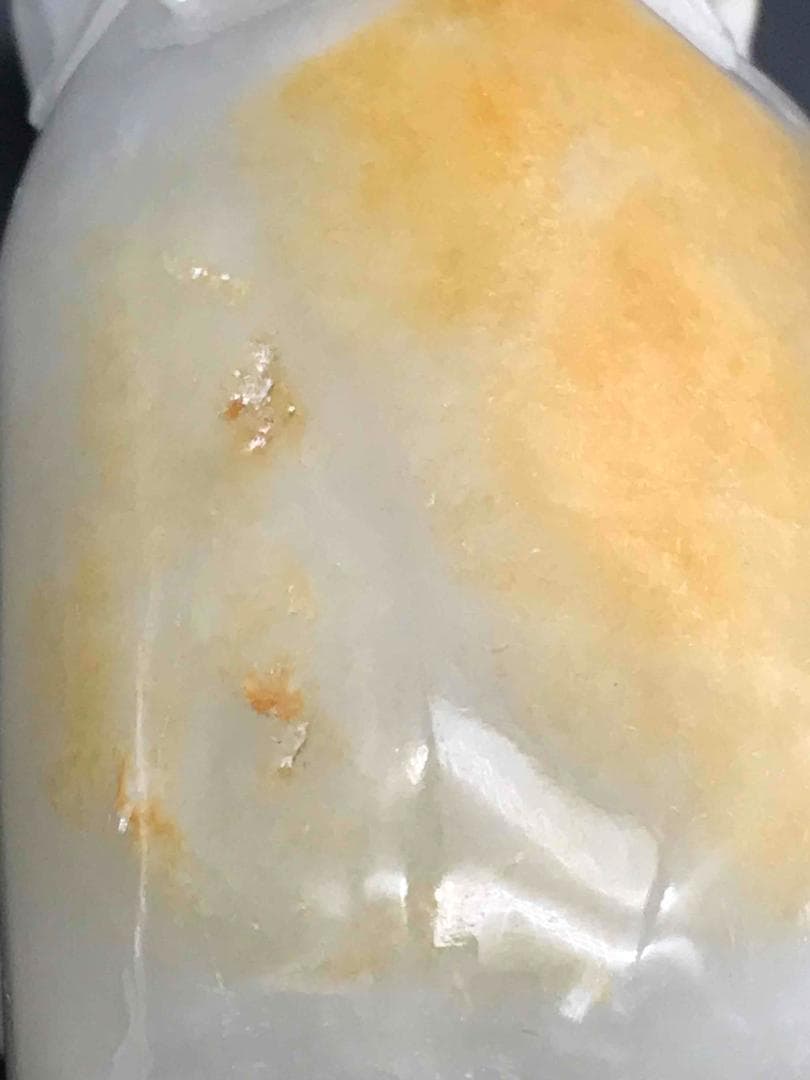 清雍正時代　和田玉 猿と神丹炉和田玉彫り　白玉　古玉石　珍品(F-12)