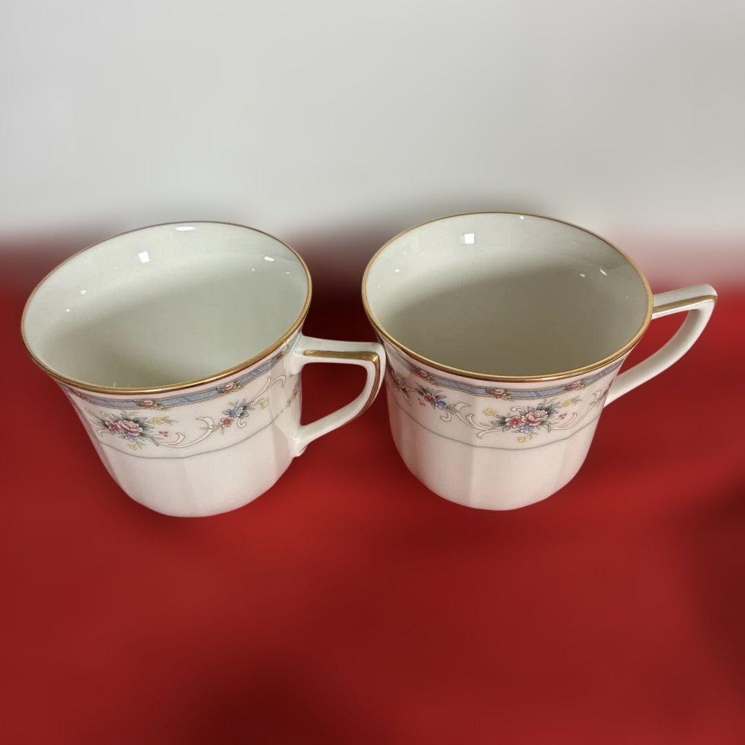 未使用ノリタケ NORITAKE アイボリーチャイナ モーニングセット（2客）