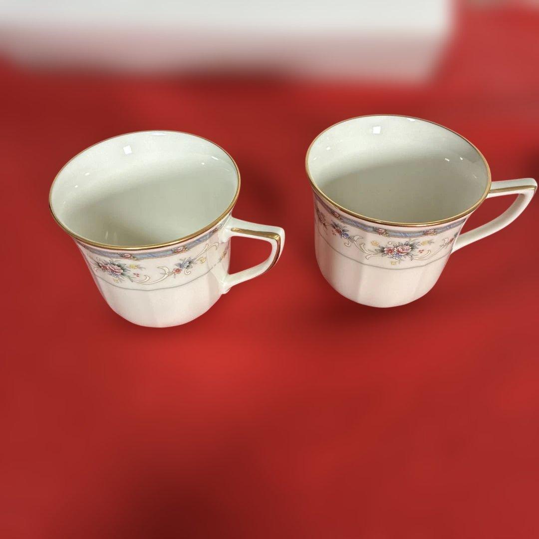 未使用ノリタケ NORITAKE アイボリーチャイナ モーニングセット（2客）
