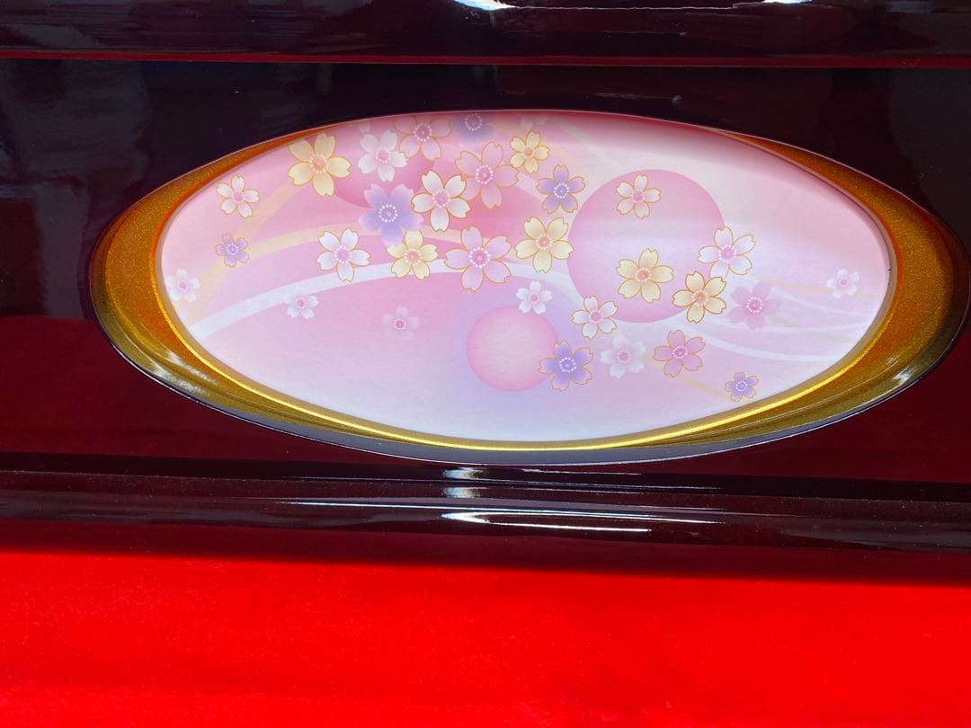 雛人形　親王飾り収納セット・頭　元光　作・間口約４５×奥行約２７×高さ約４０㎝