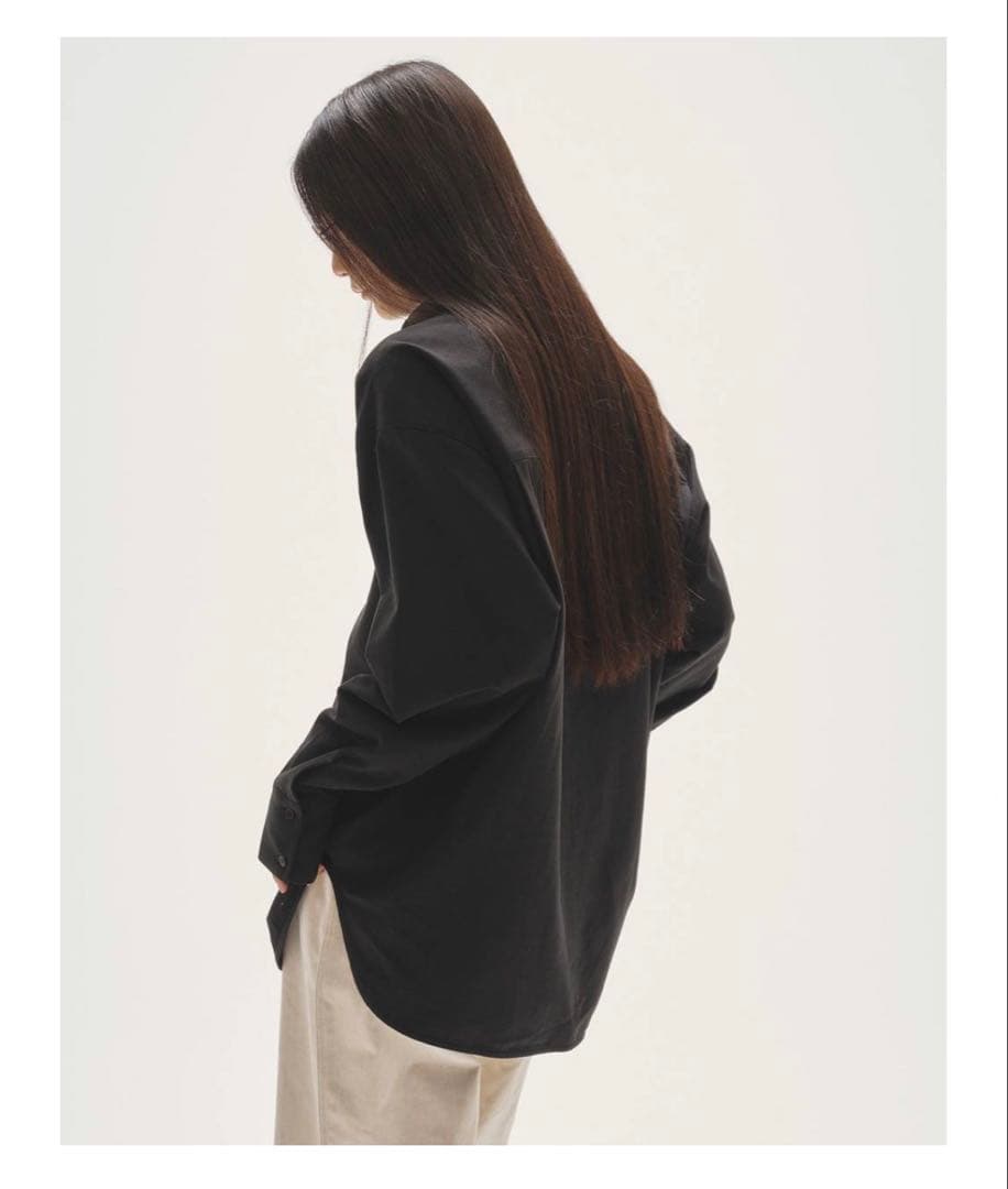 todayful Softtwill Over Shirtsブラック F