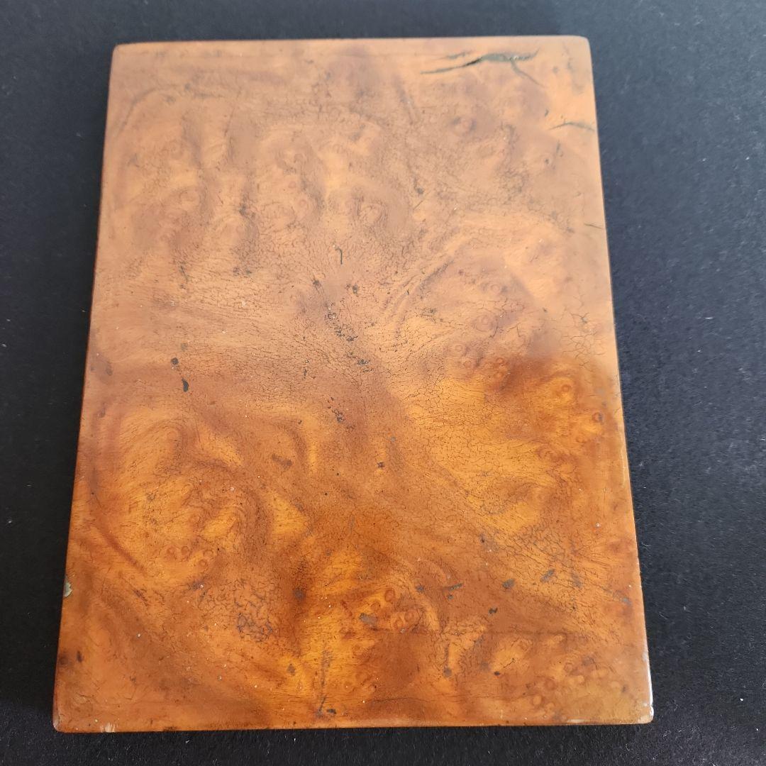 江戸指物‥玉杢‥ブドウ杢‥硯箱