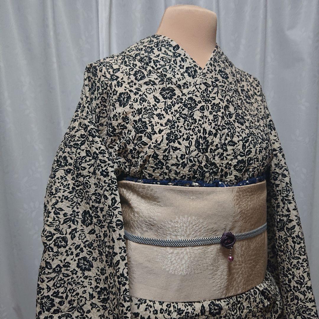 きんさま専用　リップル２点　浴衣　衿芯入る　夏着物　リップル生地　綿100%