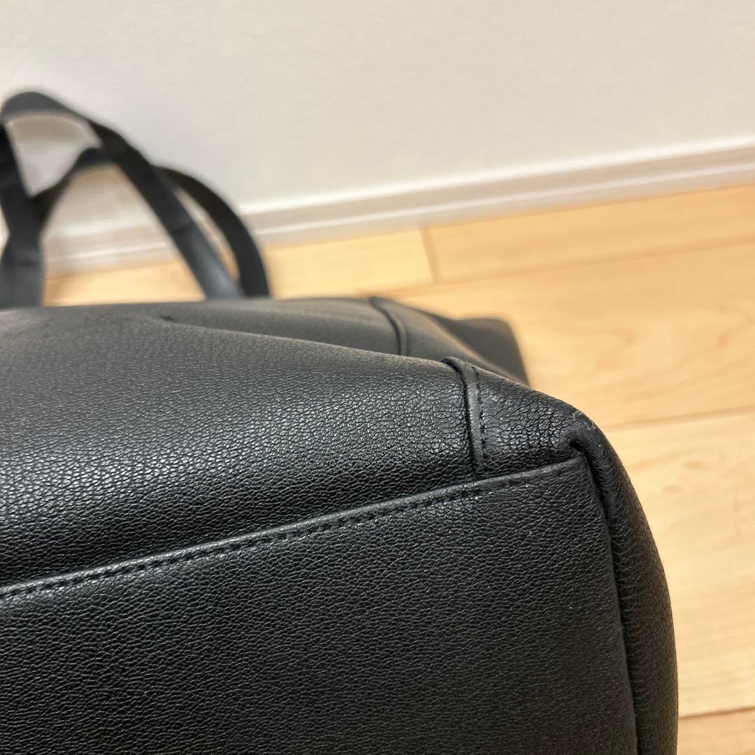 ポールスミス シグネチャー ジップストライプ トートバッグ 肩掛け 黒