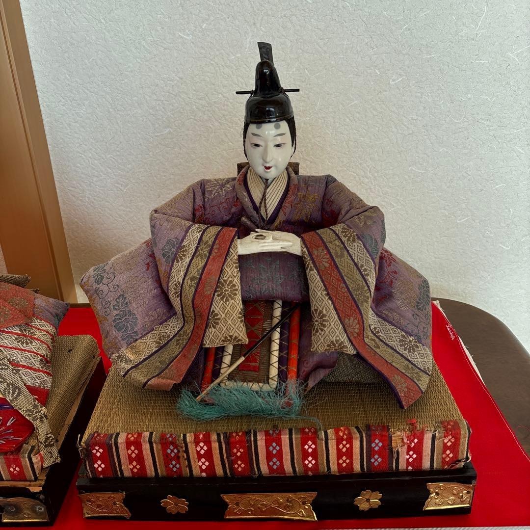 大正 昭和初期 雛人形 アンティーク 骨董 レトロ 戦前 ひな人形