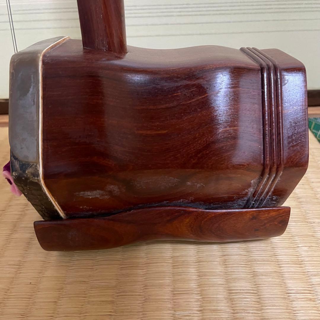 二胡 名師堂 紅壇 弓＆ケース付き