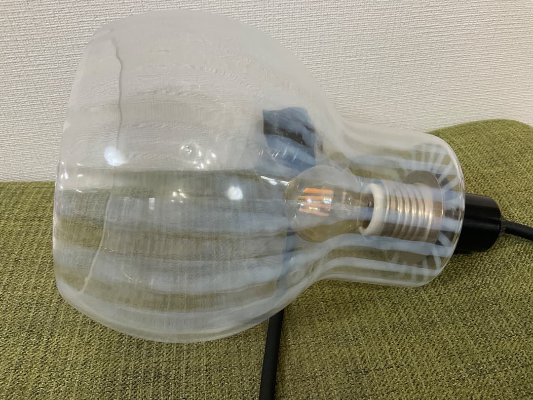 廣田硝子×玉置潤平 乳白硝子ペンダントライト