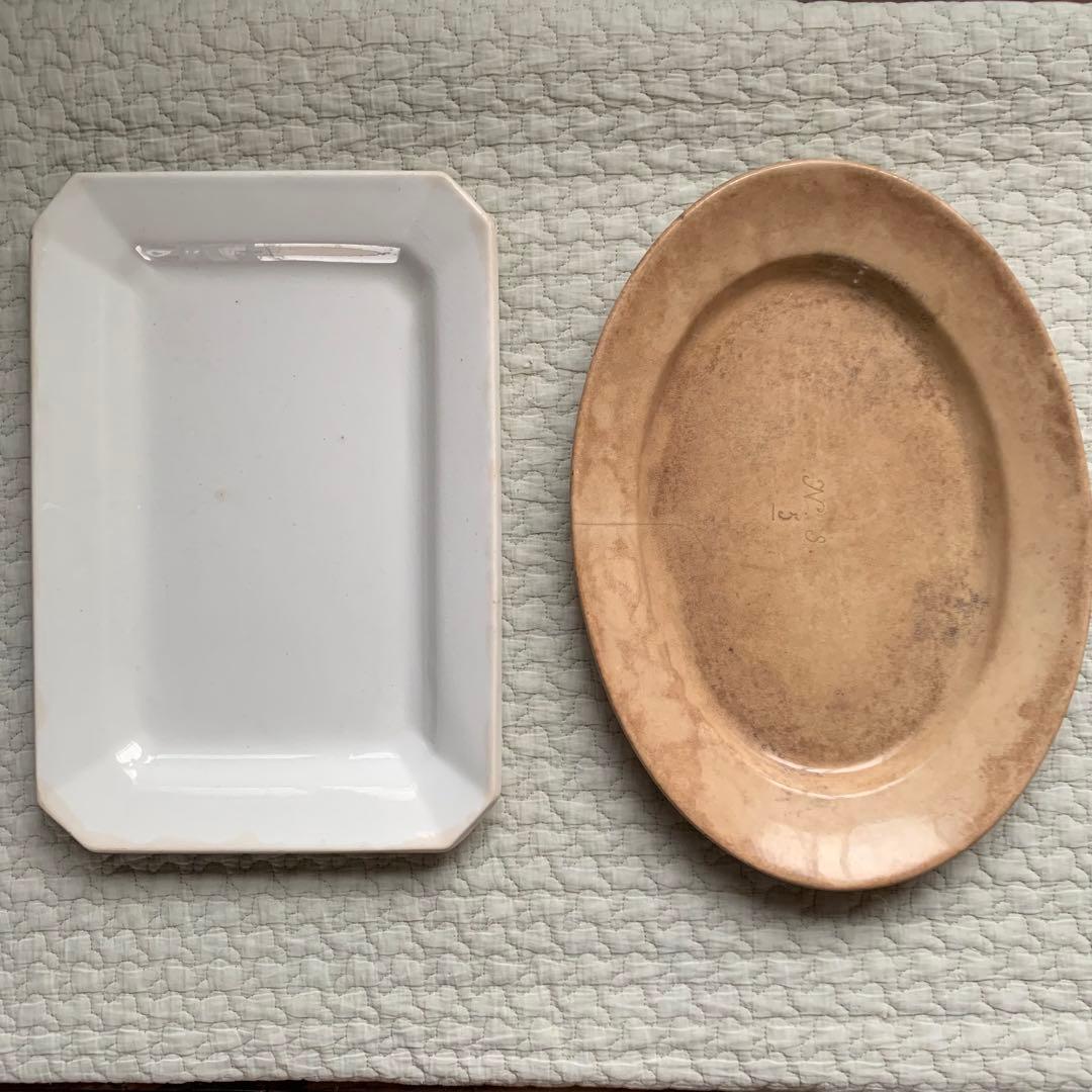 フランスアンティーク　楕円皿