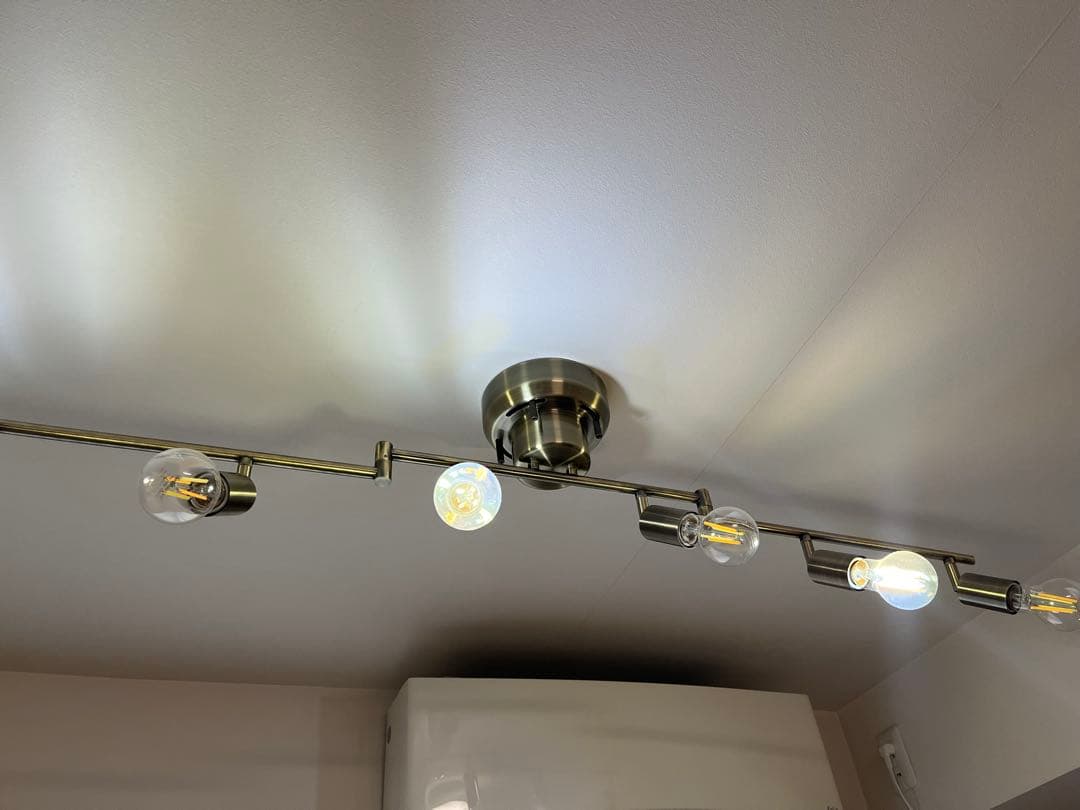 【極美品】6灯 北欧風リビング天井照明