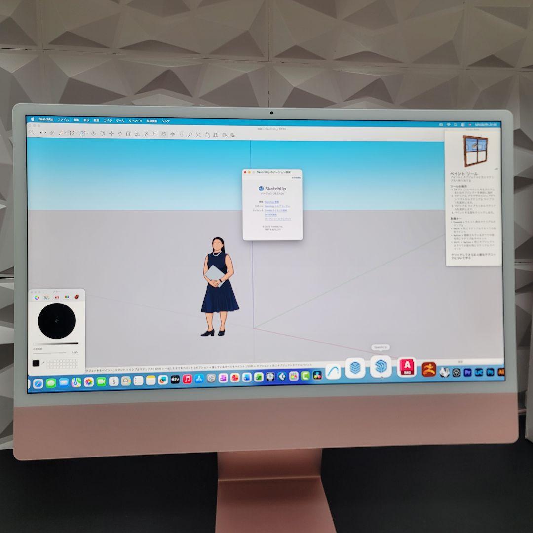 美品 iMac 24インチ M1 16/512GB CAD/BIM&3D設計
