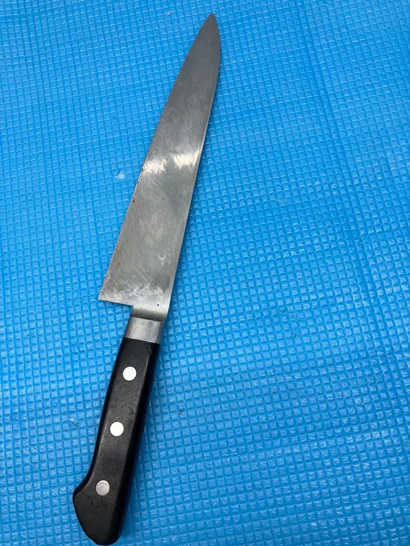 隆久　牛刀　INOX　モリブデンバナジウム鋼　刃渡り24cm