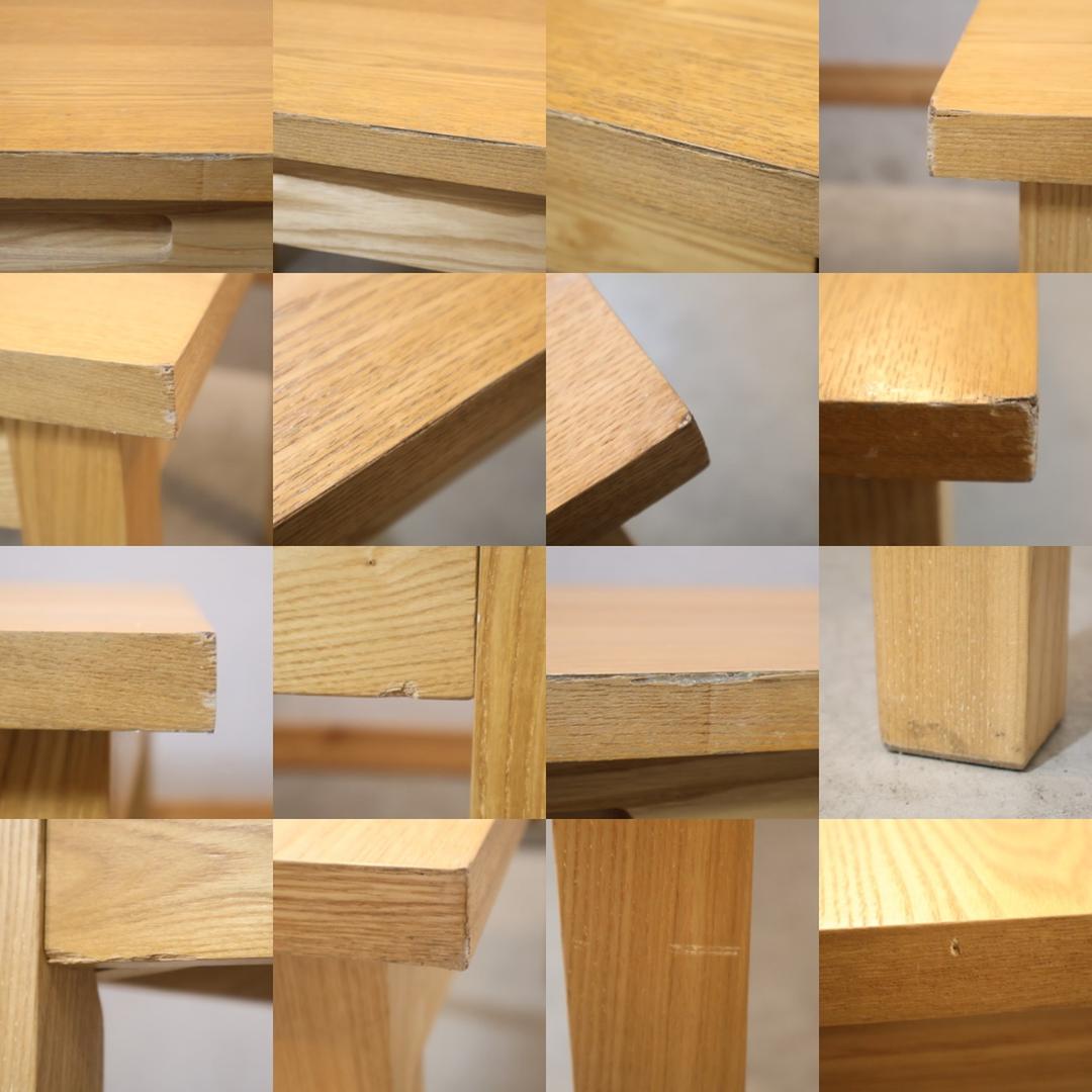 unico ウニコ HUTTE ヒュッテ アッシュ材 引出し ダイニングテーブル