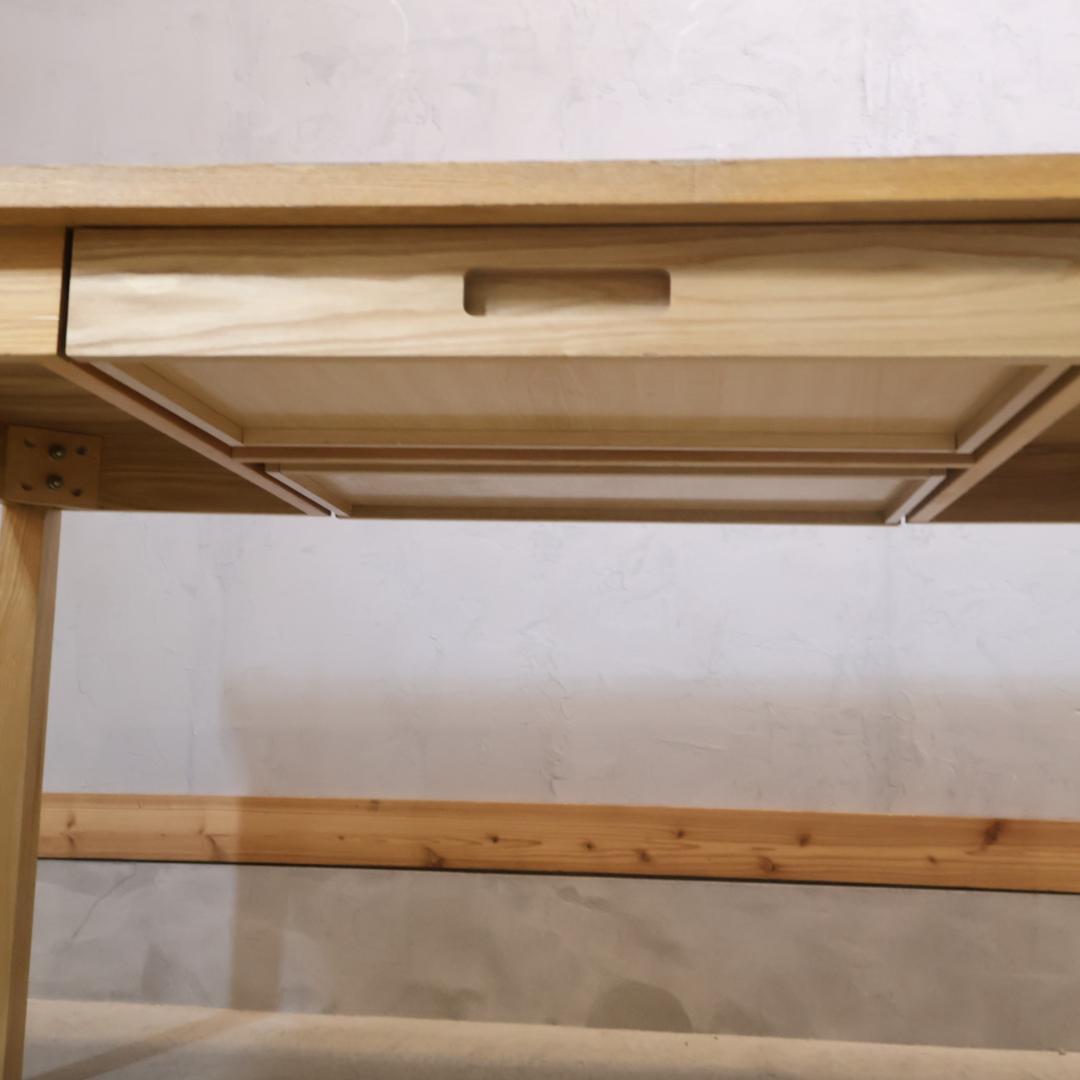 unico ウニコ HUTTE ヒュッテ アッシュ材 引出し ダイニングテーブル