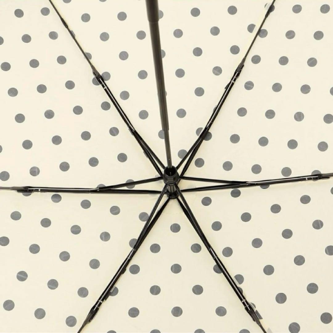 未使用トラディショナルウェザー 晴雨兼用折り畳 み傘ドット柄 UV加工