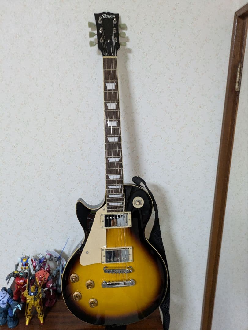 レフティ　レスポール　 エレキギター　 サンバースト　メイソン　Maison