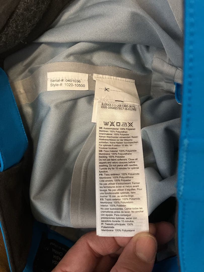 スキー Mammut Alvier Tour HS Pants Men 44