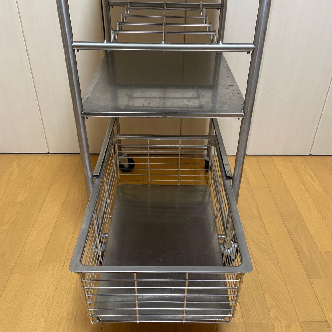 4月掲載終了予定：ステンレスワゴン IKEA イケア GRUNDTAL 廃盤