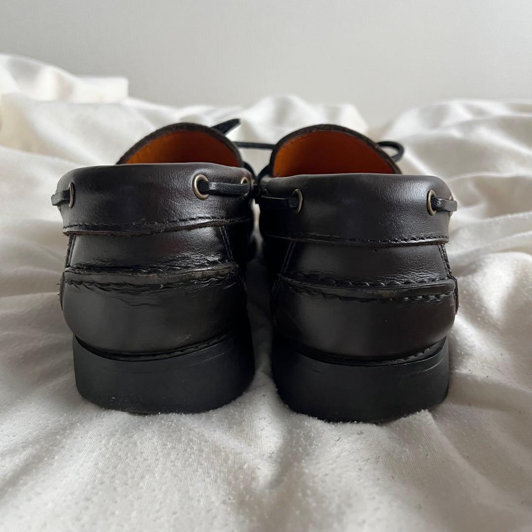 も*あ様 Burberry タッセルローファー レザー ブラック 厚底 26cm