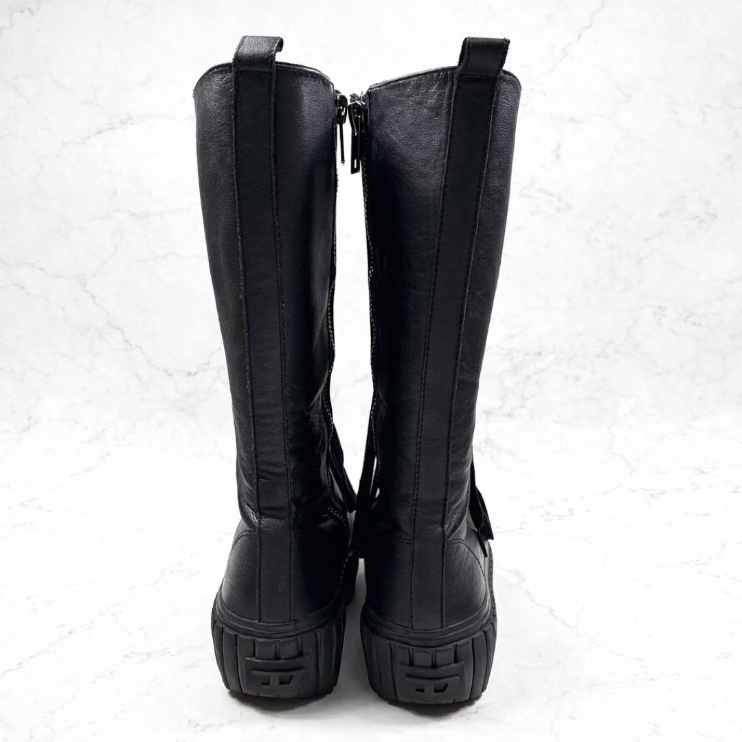 DIESEL ディーゼル ロングブーツ メンズ US10(約28) 厚底 黒