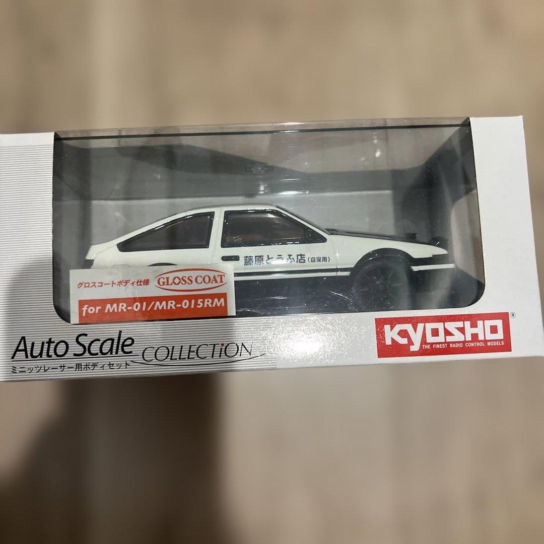 絶版 新品 未開封 京商 頭文字D AE86トレノ カーボンボンネット仕様