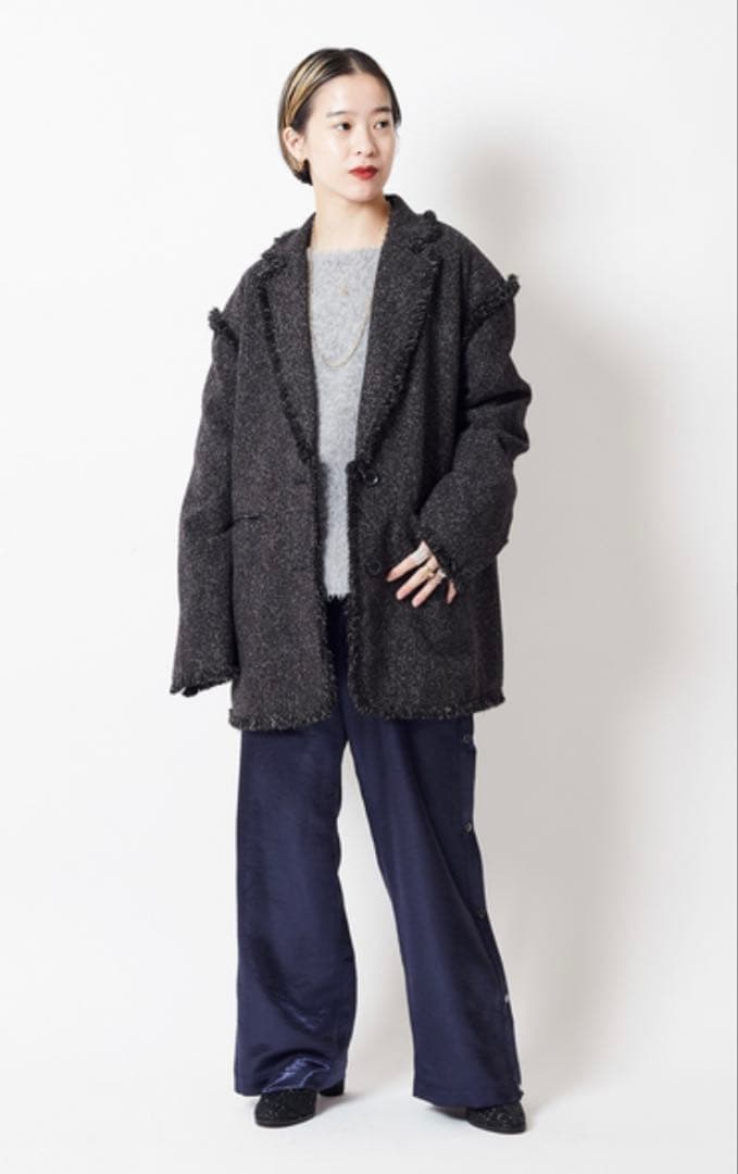 ジャケット・アウター CITYSHOP FRINGE TWEED JACKET / 36