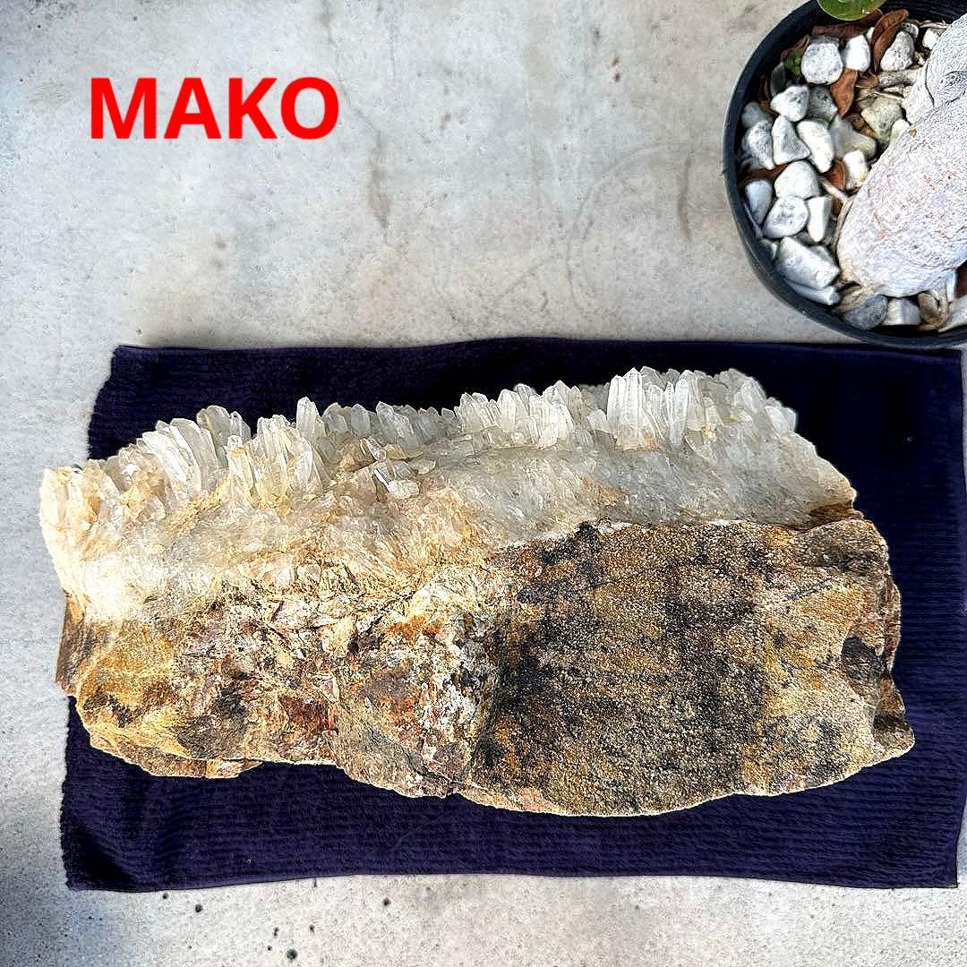 M1763☆水晶クラスター30Kg☆国産☆天然石　原石