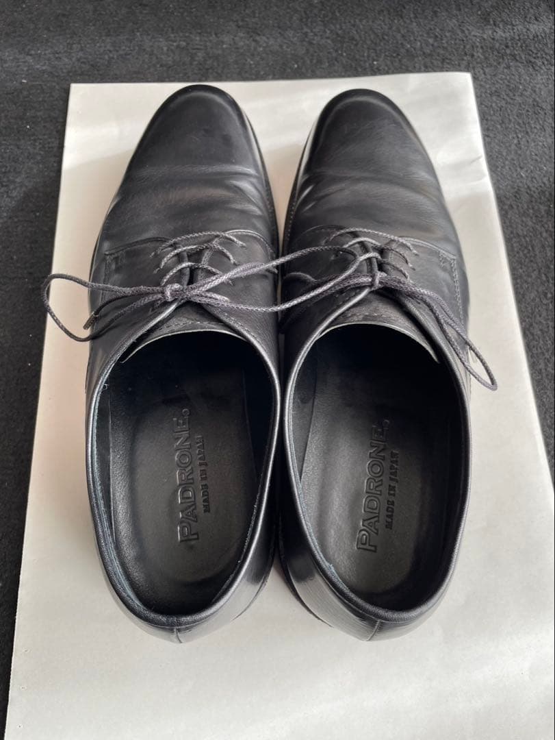 PADRONE レザーシューズ 黒 41 日本製