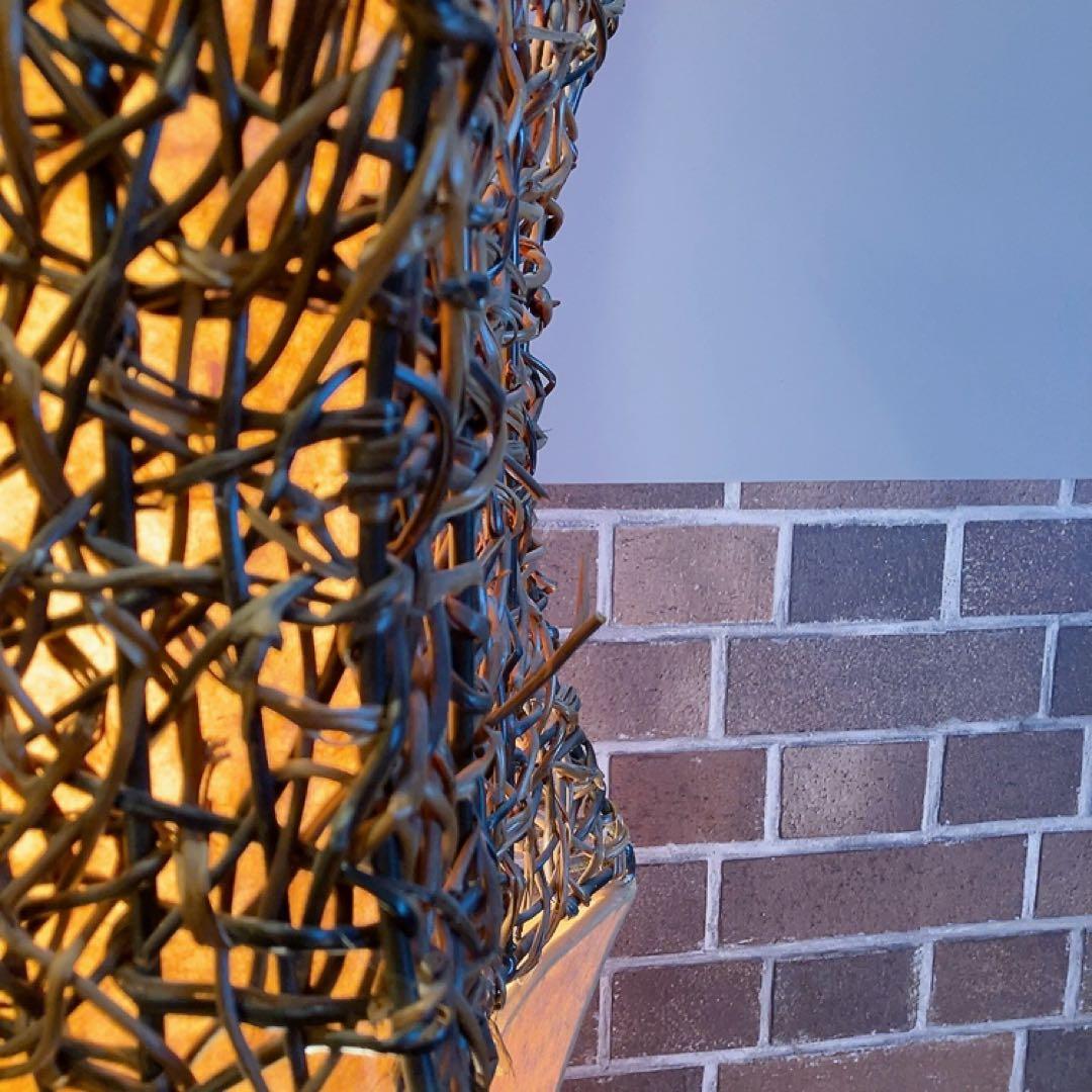 オリエンタルな雰囲気のフロアライト 和紙×ラタン アジアンテイスト