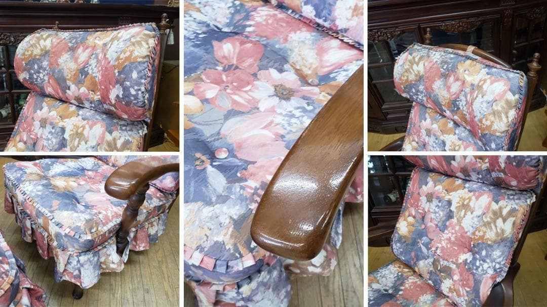 H27　飛騨産業 キツツキ シングル椅子 オットマン