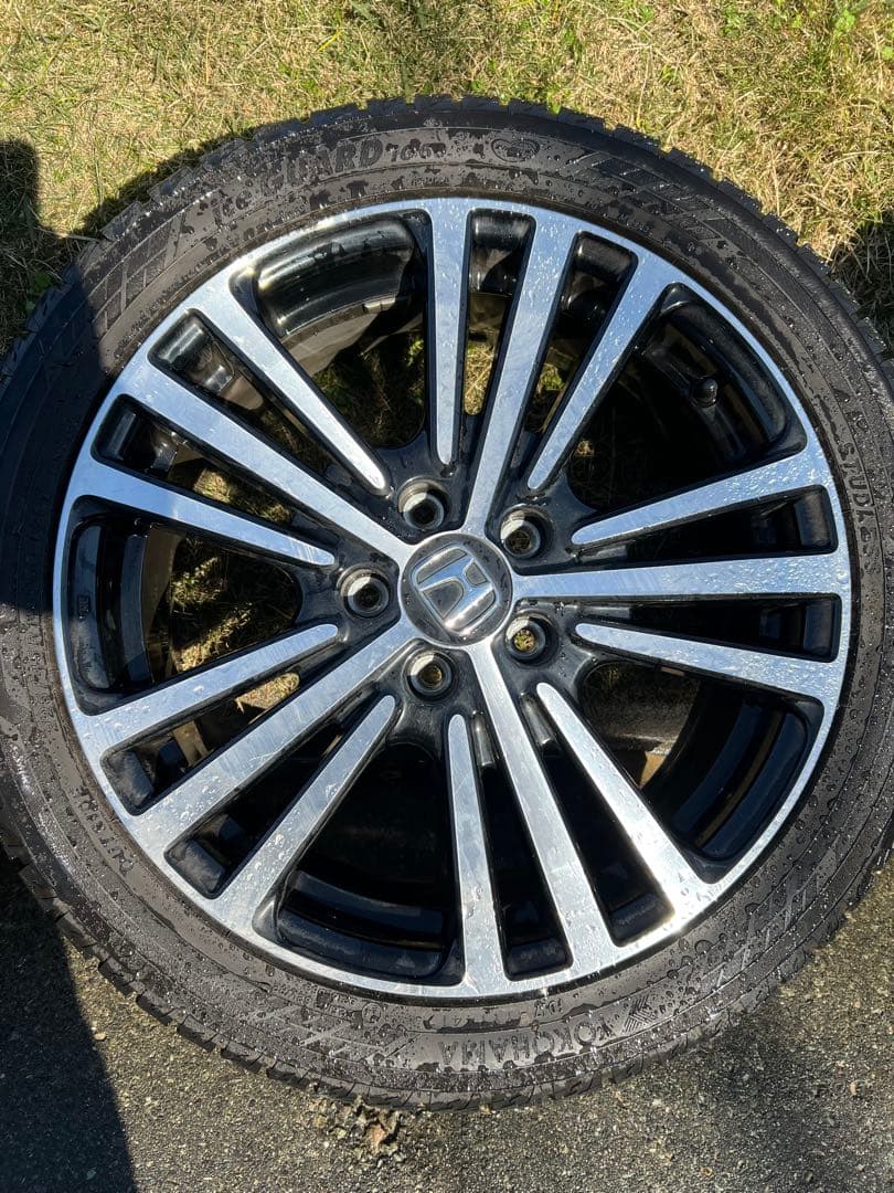 オデッセイ 純正ホイール 225/45R18 スタッドレスタイヤ ホイールセット