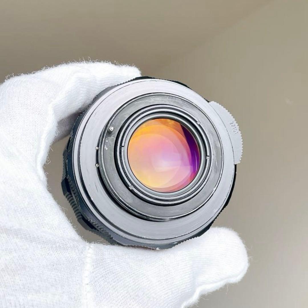 【虹色美フレア】 Super Takumar 55mm f1.8 整備済 m42