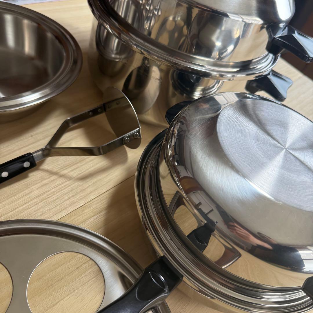 【新品未使用】インコア　フライパンセット　INKOR USA製