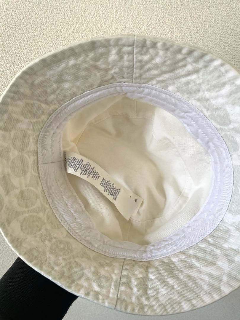 ★新品未使用 COACH バケットハット 白