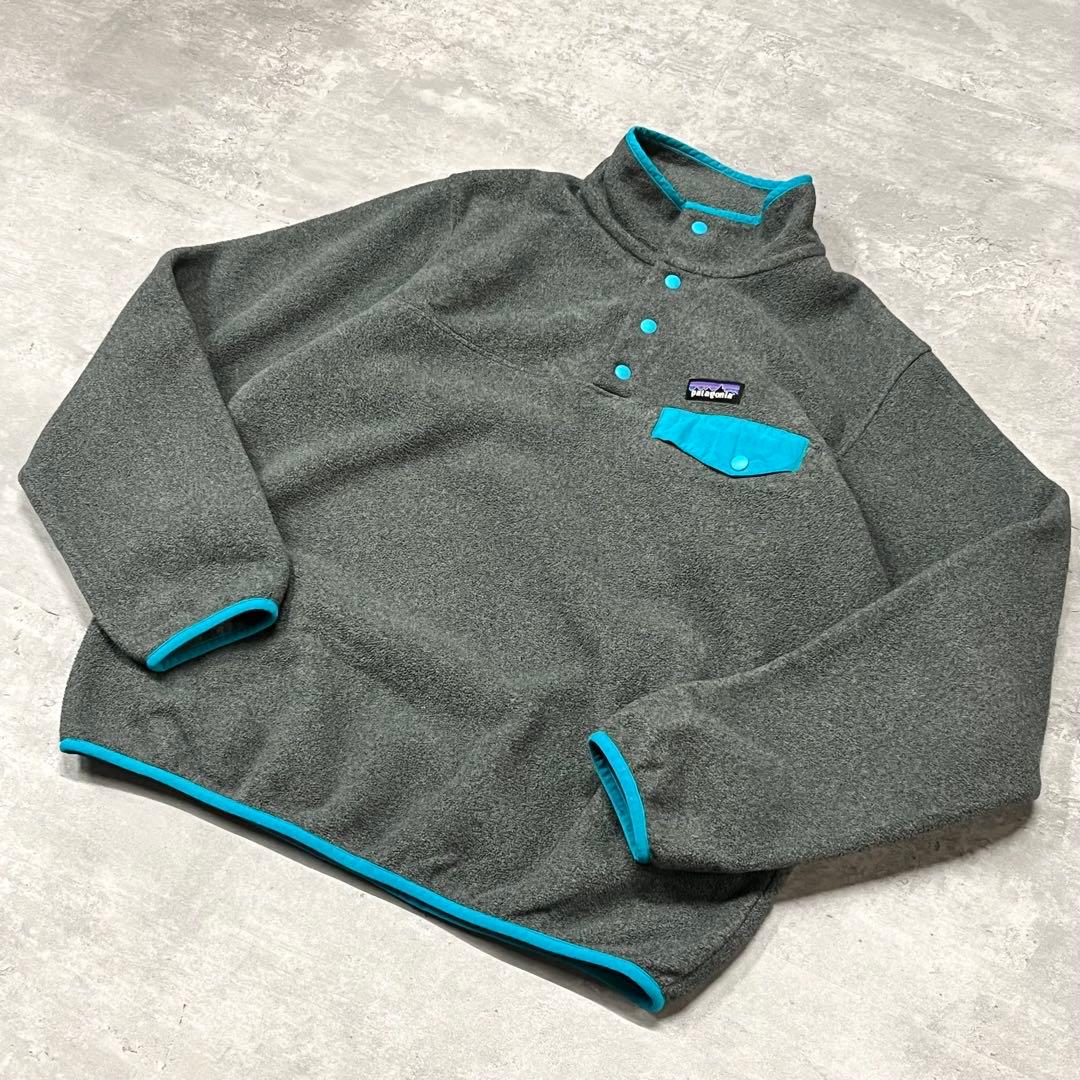トップス patagonia Fleece SYNCHILLA Snap-T gray