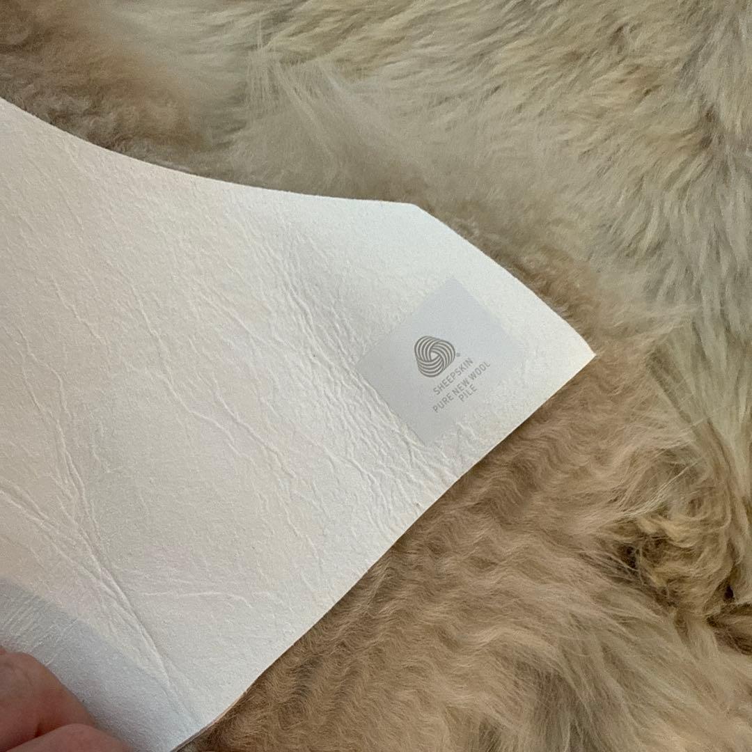 ムートンフリース　天然羊毛1匹もの