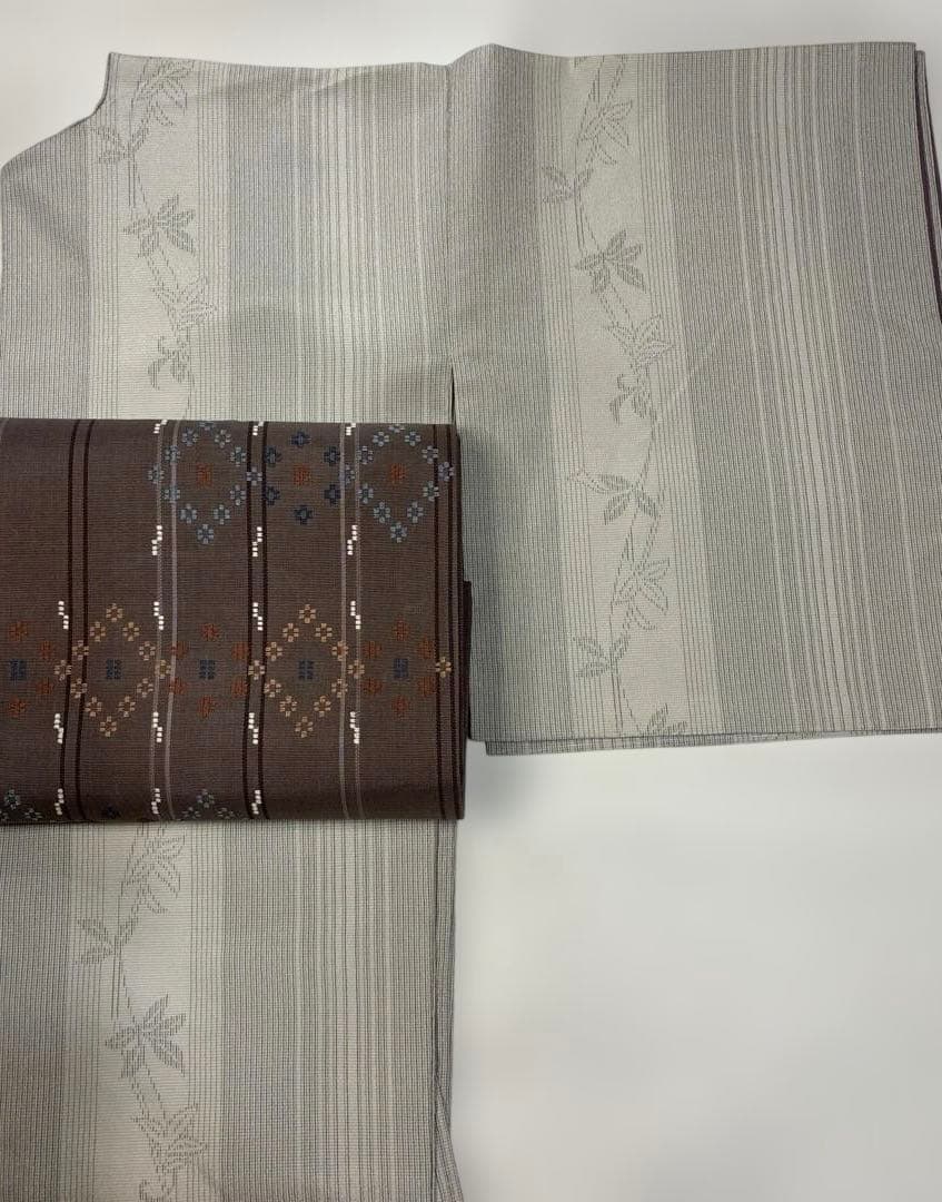 プルメリア様用　塩澤紬　塩澤物語　証紙付き　芝文帯付き