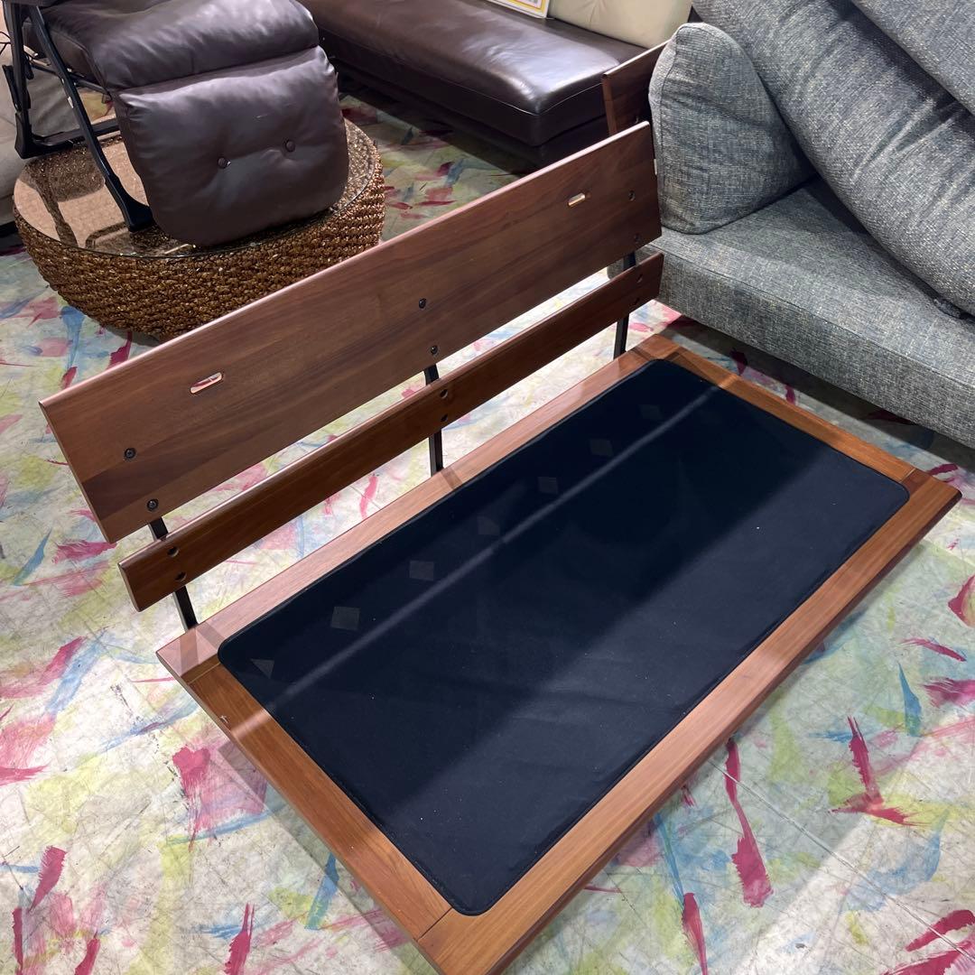 【シギヤマ】組替可能カウチソファ◆ウォールナット◇ちょい訳有品