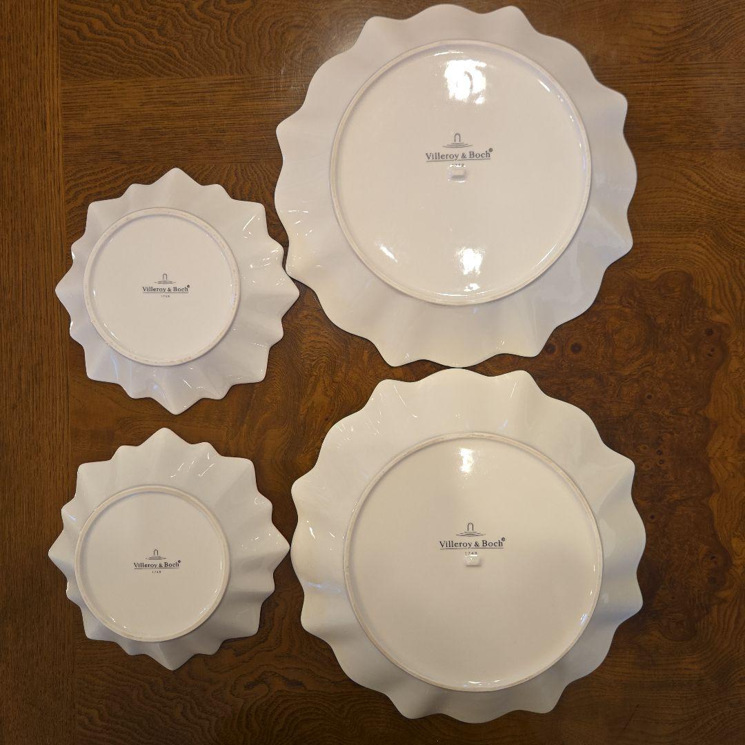 ビレロイ&ボッホ　クリスマスデザイン 皿 4枚セット　ランチョンマット4枚付き