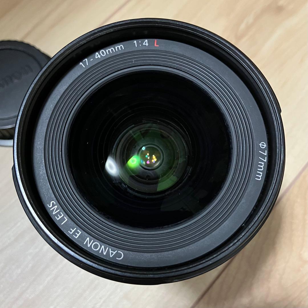 Canon EF 17-40mm f4L USM 動作品 フード、説明書等付き