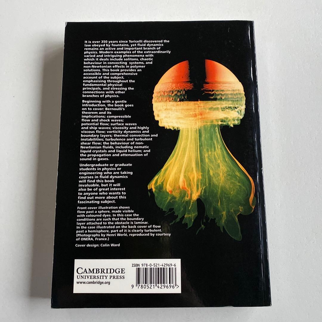 洋書 Fluid Dynamics for Physicists