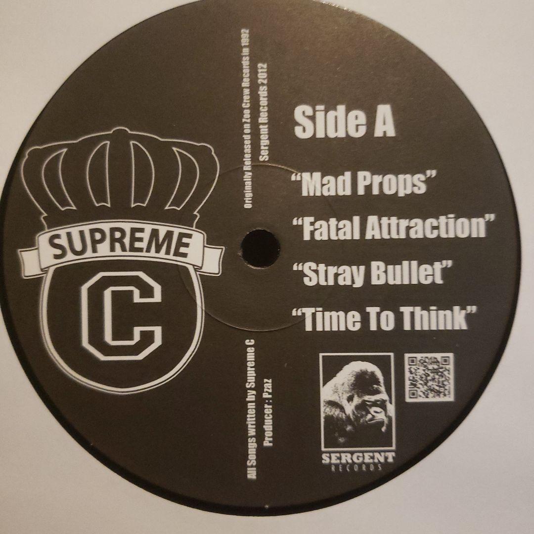 150枚限定 Supreme C ‎ Time To Think Reissue
