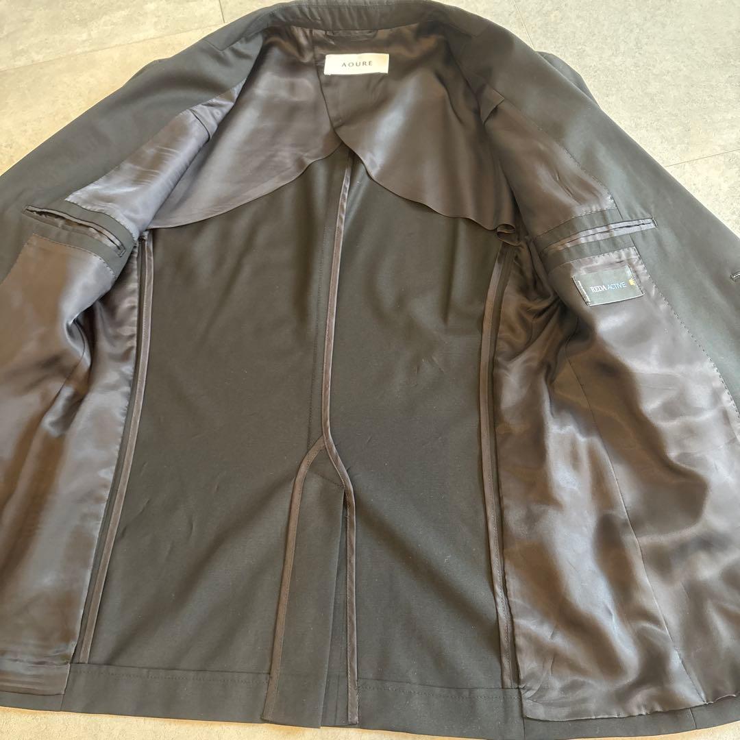 AOURE ブラック ビジネススーツ セット