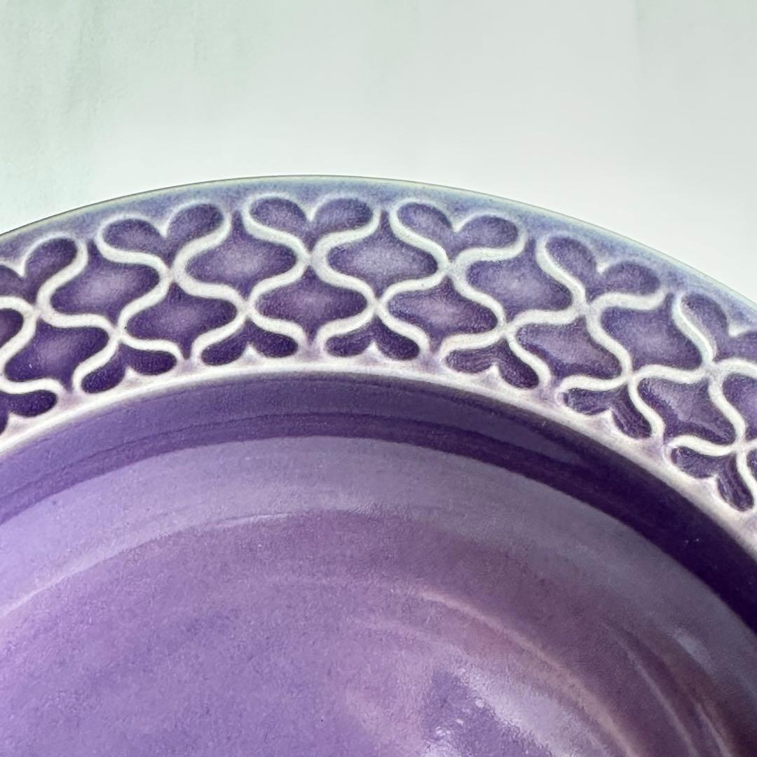 クイストゴー　コーディアルパレット　パープル　スーププレート21cm