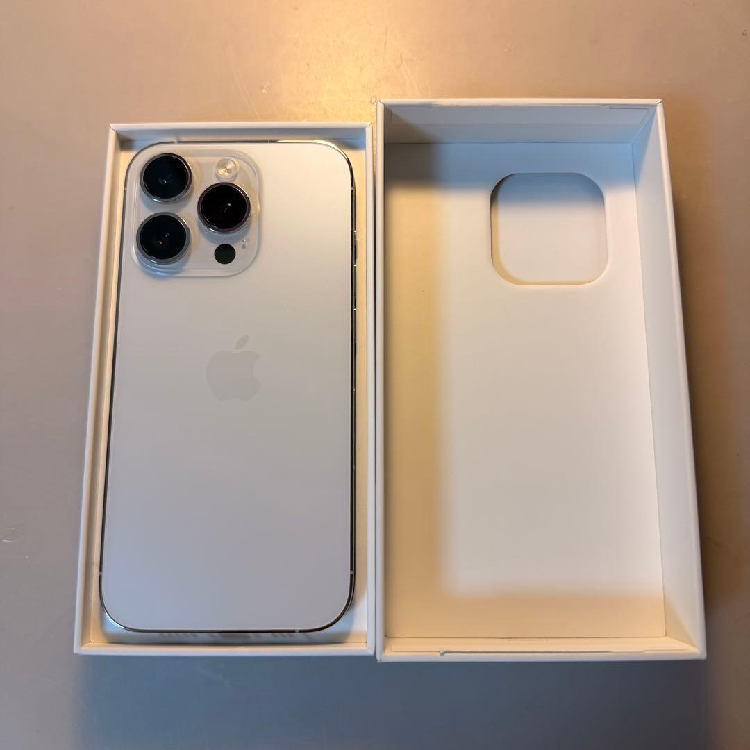 【美品】Apple iPhone 14 Pro シルバー 本体 128GB