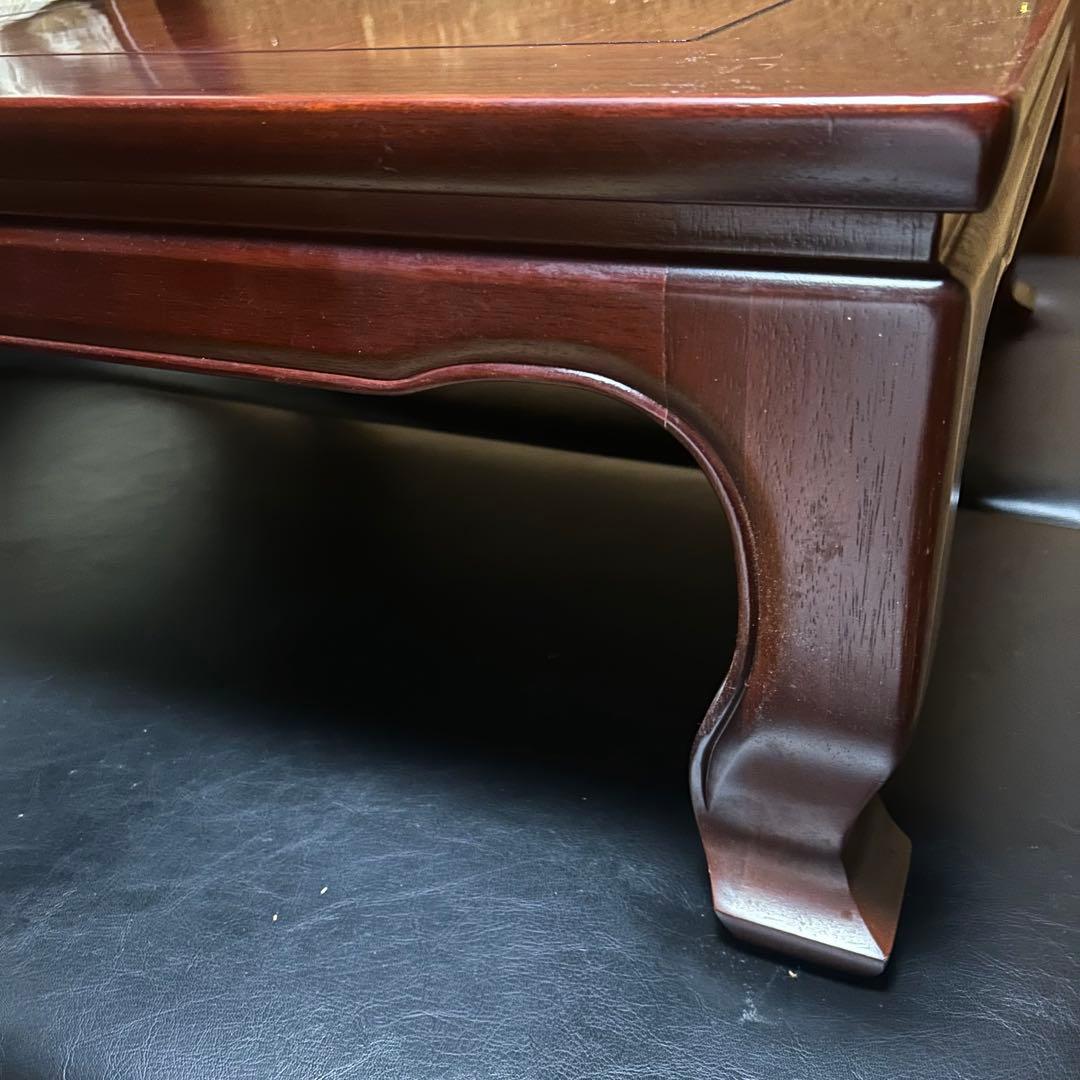 カリモク 座卓 ちゃぶ台 ローテーブル　84角　猫脚　アンティーク家具　レトロ