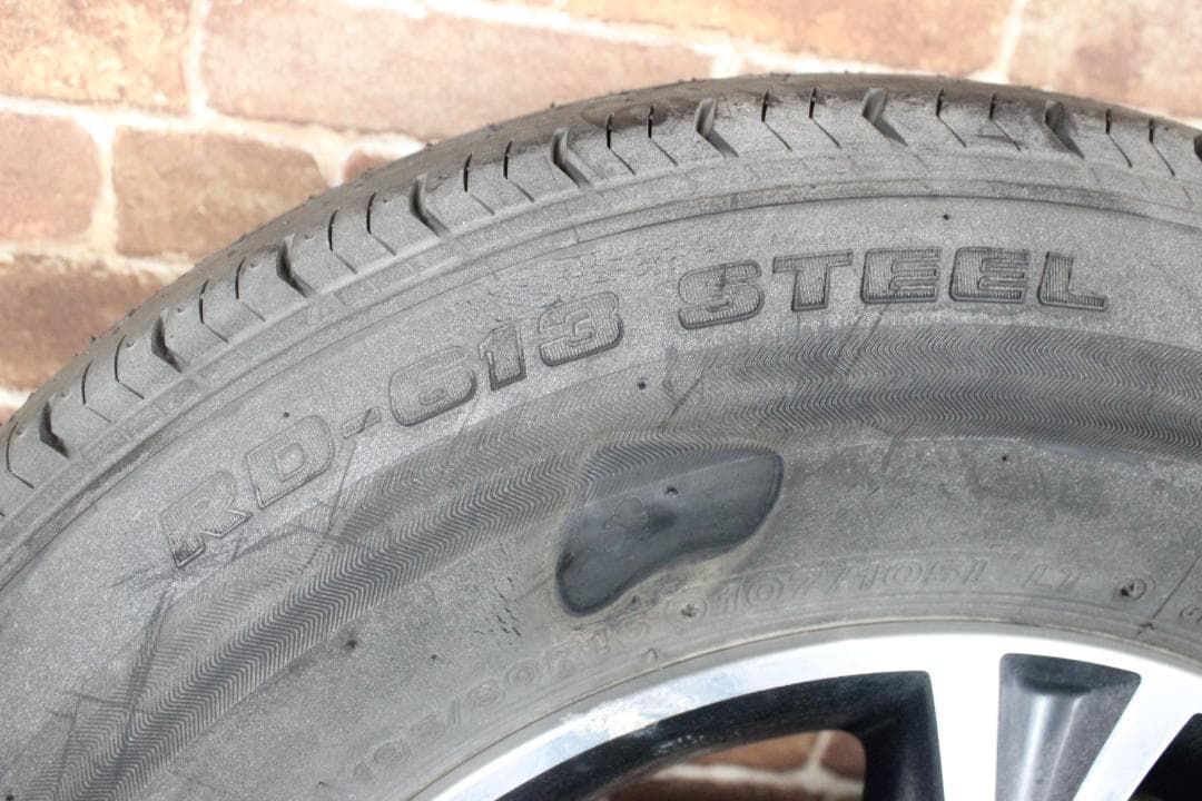 ⭐️新車外し⭐️２００系ハイエースＯＰアルミＢＳエコピアスペア１本⑤