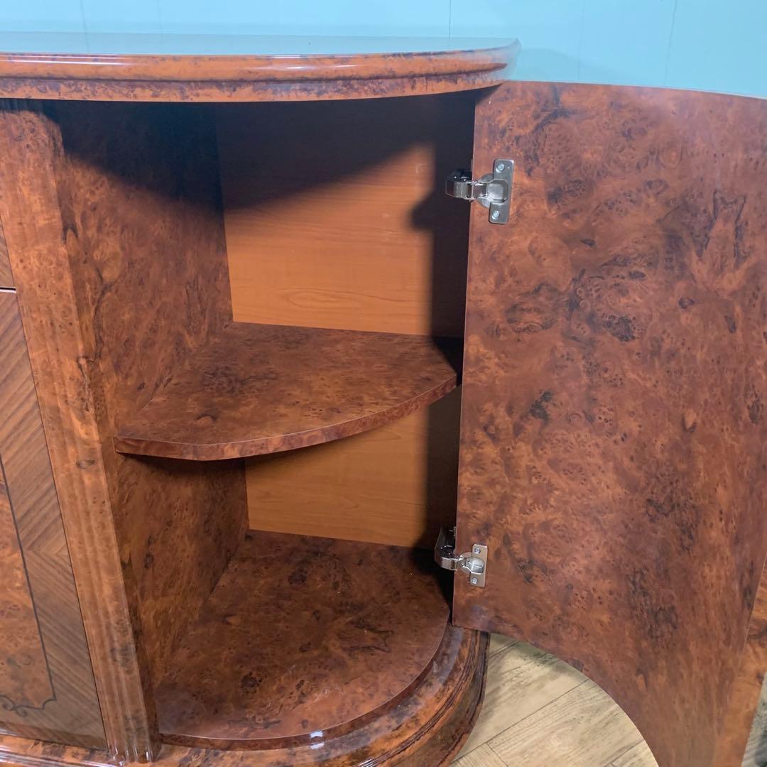 【極美品】イタリア製　象嵌　サイドボード　マホガニー色　アンティーク