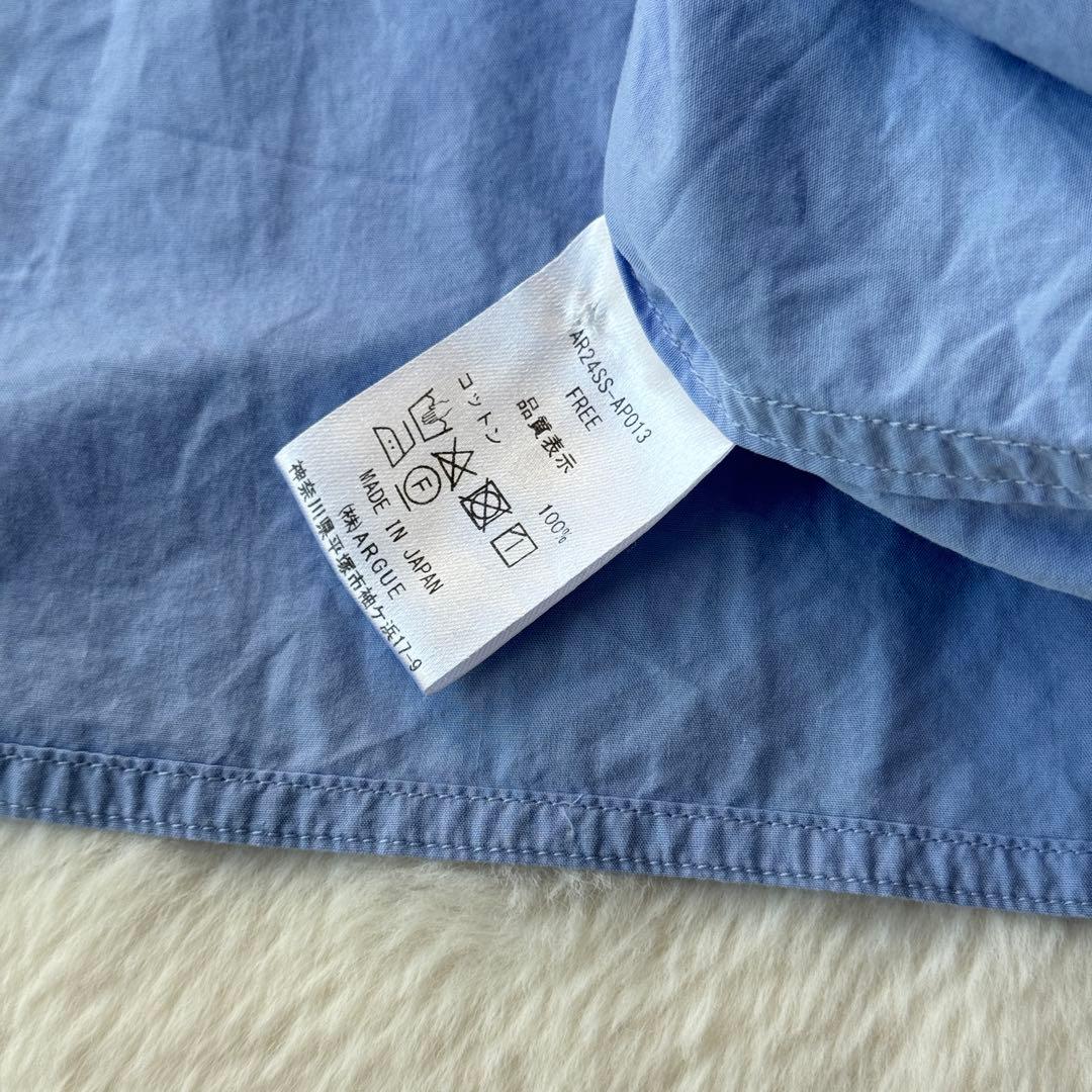 トップス 24SS ARGUE organic cotton comfort shirt